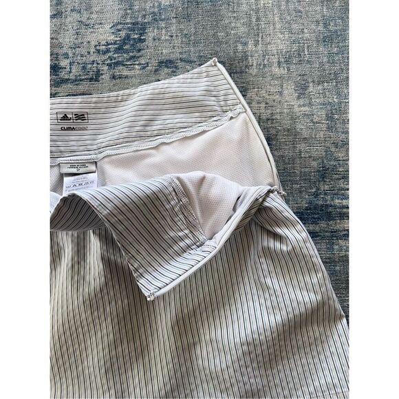 Adidas Off White Blue Yellow Stripe Clima Cool Athletic Tennis Skort Size 2 - Picture 3 of 8
